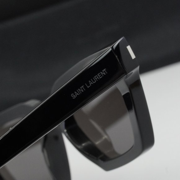 FINAL PRICE NEW SAINT LAURENT SL633 CALISTA 001 BLACK CAT EYE SUNGLASSES - Picture 6 of 15